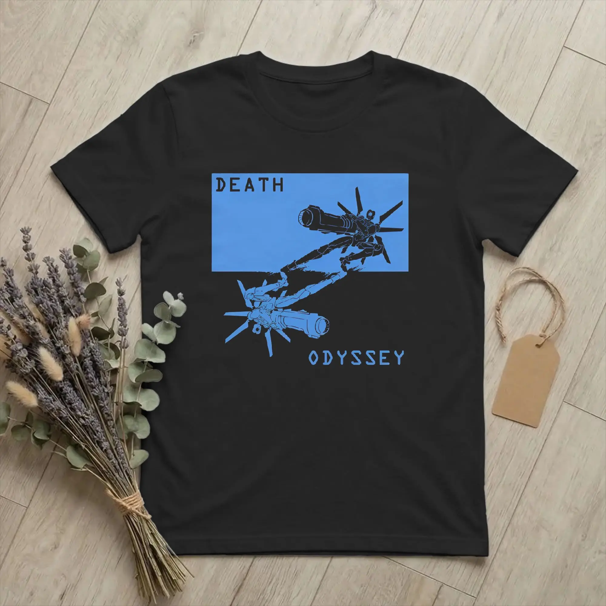 Ultrakilling Shooting Game Death Odyssey T Shirt Men Cotton Vintage T-Shirts Round Collar V1 Rock Tees merchandise Plus Size