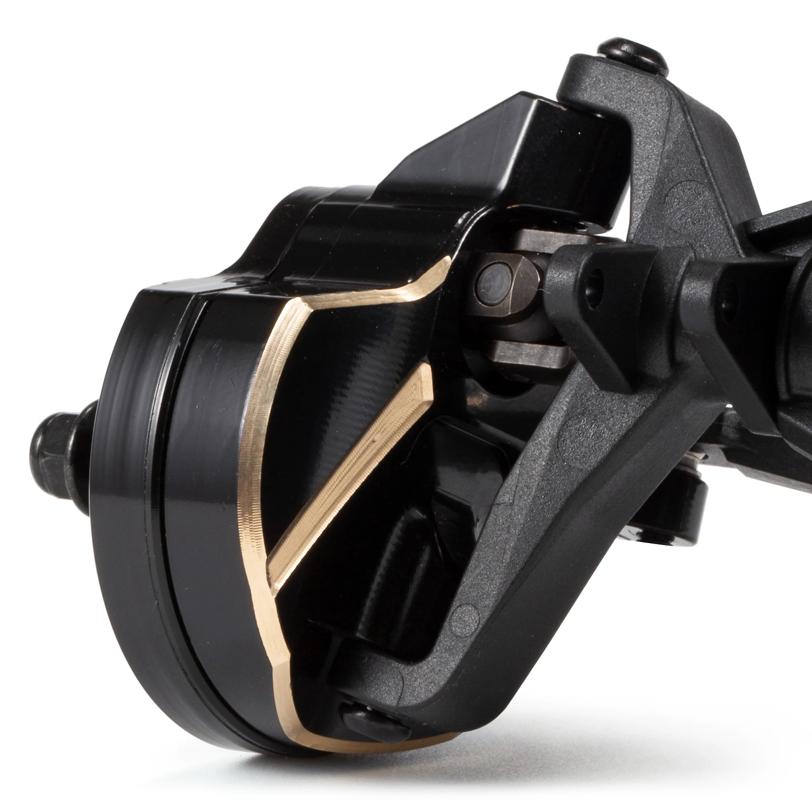 Brass AR45 Capra Portal Axle Steering Knuckle Weight Differential Cover Portal Cover for Axial SCX10 III UTB10 LCG Upgrade