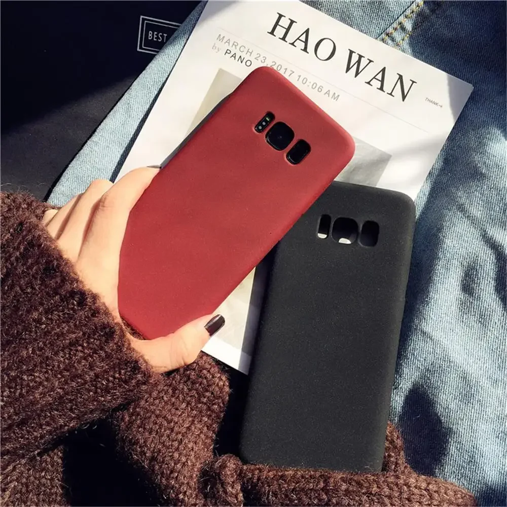 Matte Sandstone Silicone Phone Case For Oneplus 7 8 Pro 5T 5 One Plus 6T 6 Oneplus7 Soft Frosted TPU Skin Cover Coque Protection