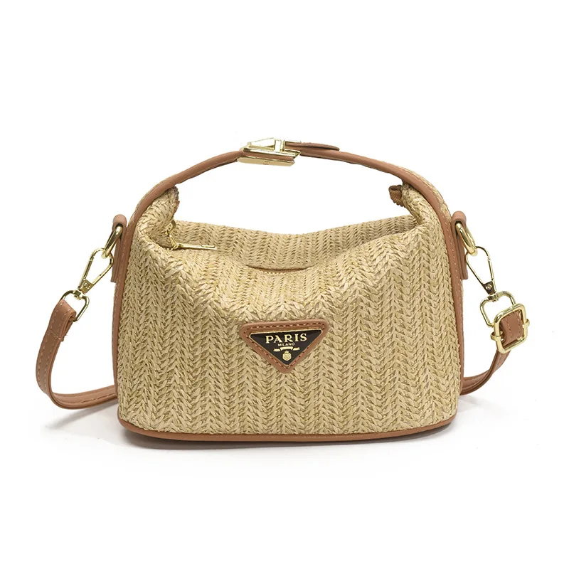 2025年夏 レディース 肩掛けバッグ ファッション クロスボディバッグ トップハンドル付き 軽量キャンバストートバッグ デイリーユース