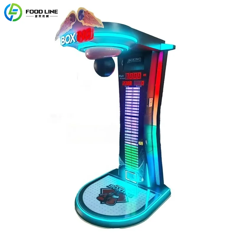 Customized Coin Operated Arcade Card Payment Punching Bag Kick Matching Vending Training Electronic Boxing Gaming Machine Price