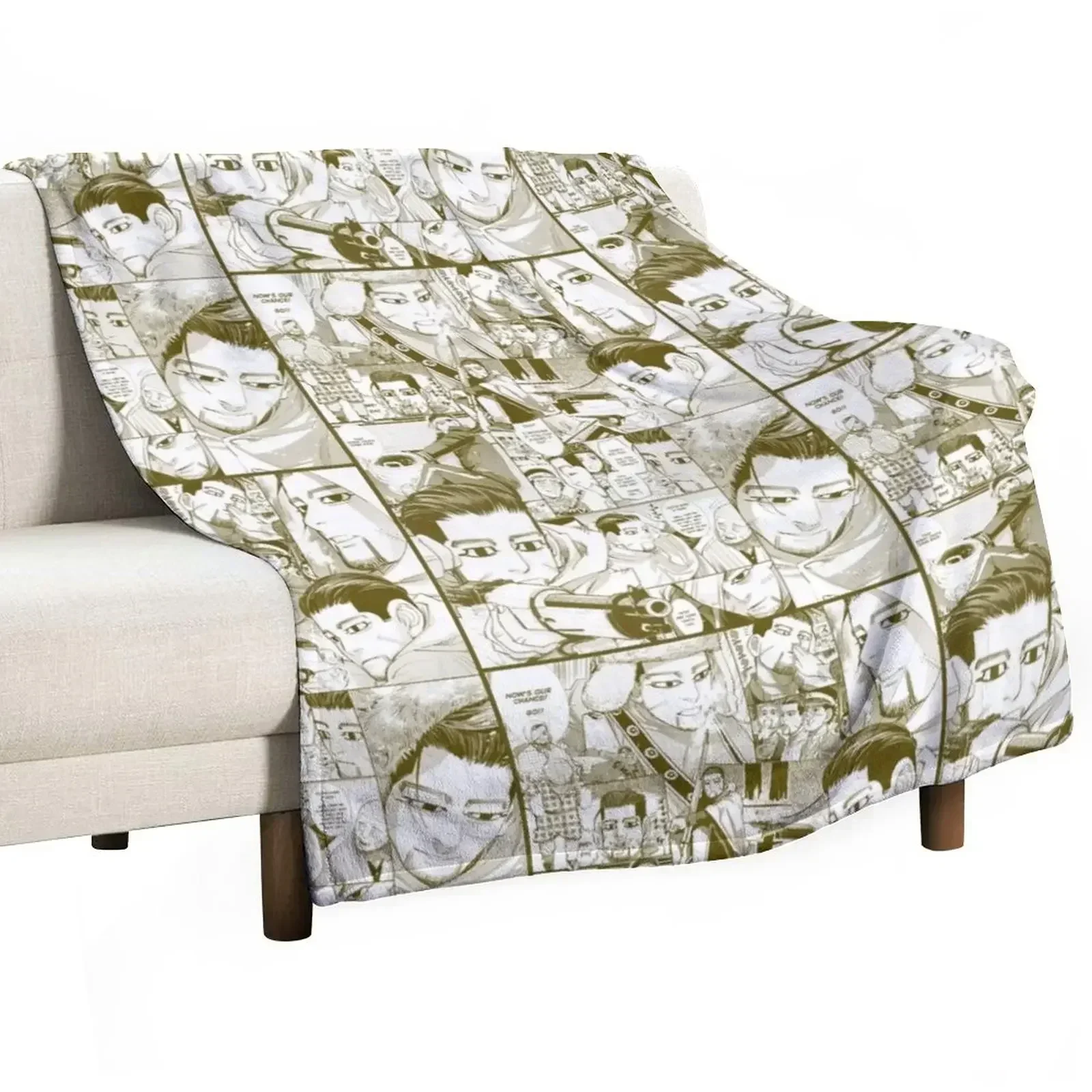 

ogata panels 2 Throw Blanket cosplay anime Thermals For Travel Beach Blankets