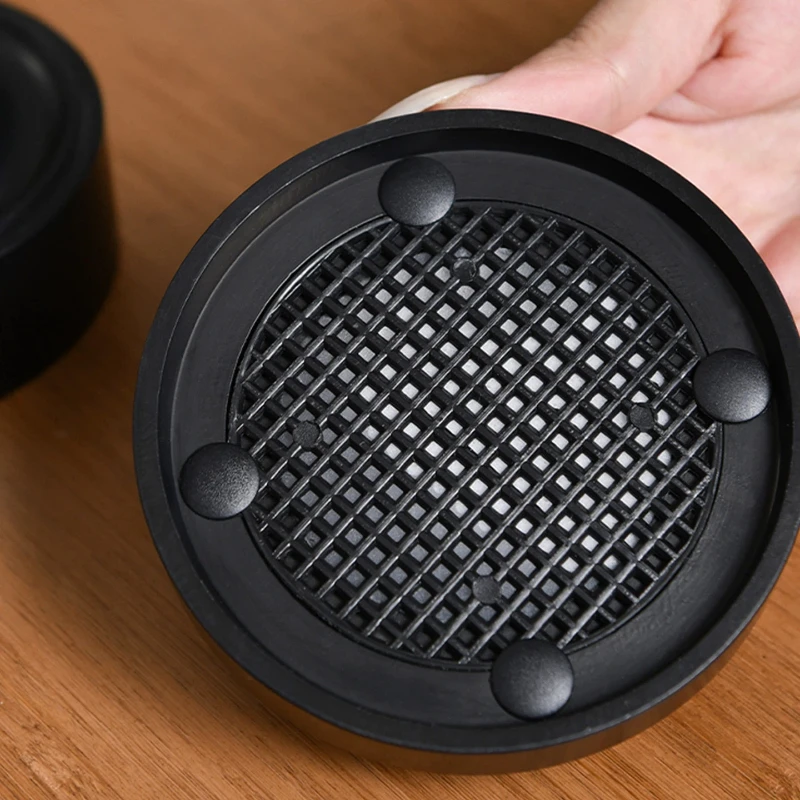 Sealed Ink Stone with Lid Long Lasting Moisture Retention Large Capacity for Chinese Calligraphy Brush Study Decoration
