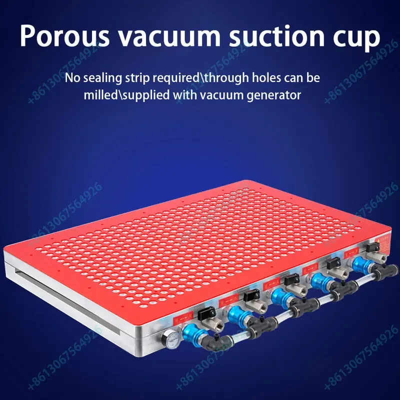 Machining center vacuum suction cup industrial CNC sealing strip-free multi-point porous strong adsorption platform