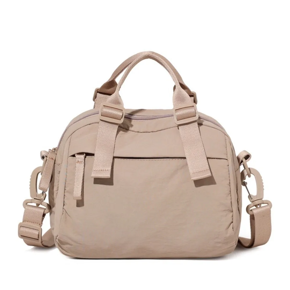 

Large Capacity Women Shoulder Bag Adjustable Straps Korean Style Messenger Bag Handbag Lightweight Nylon Crossbody Bag Men