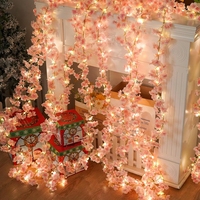 180CM Sakura Artificial Flowers Vine for Home Room Bedrooms Decor Garden Wedding Decoration Party Outdoor Ornament Fake Flowers