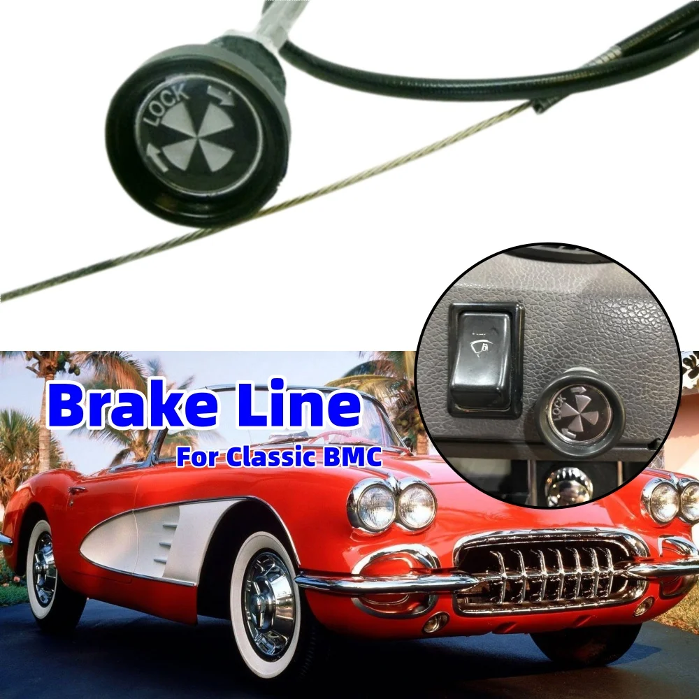 

Universal Brake Lines Replacement Car Choke Cable Pull Twist Lock 60" Long Mini Kit For Classic BMC Automobiles Brake Part