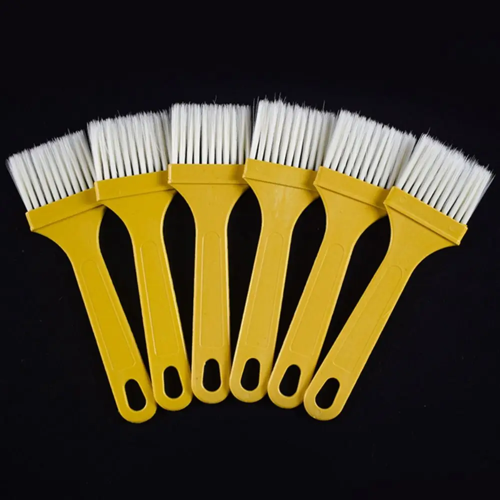 Plastic BBQ Oil Brush Yellow High Temperature Resistant Pastry Brush Reusable Food Grade Barbecue Basting Brush Barbecue