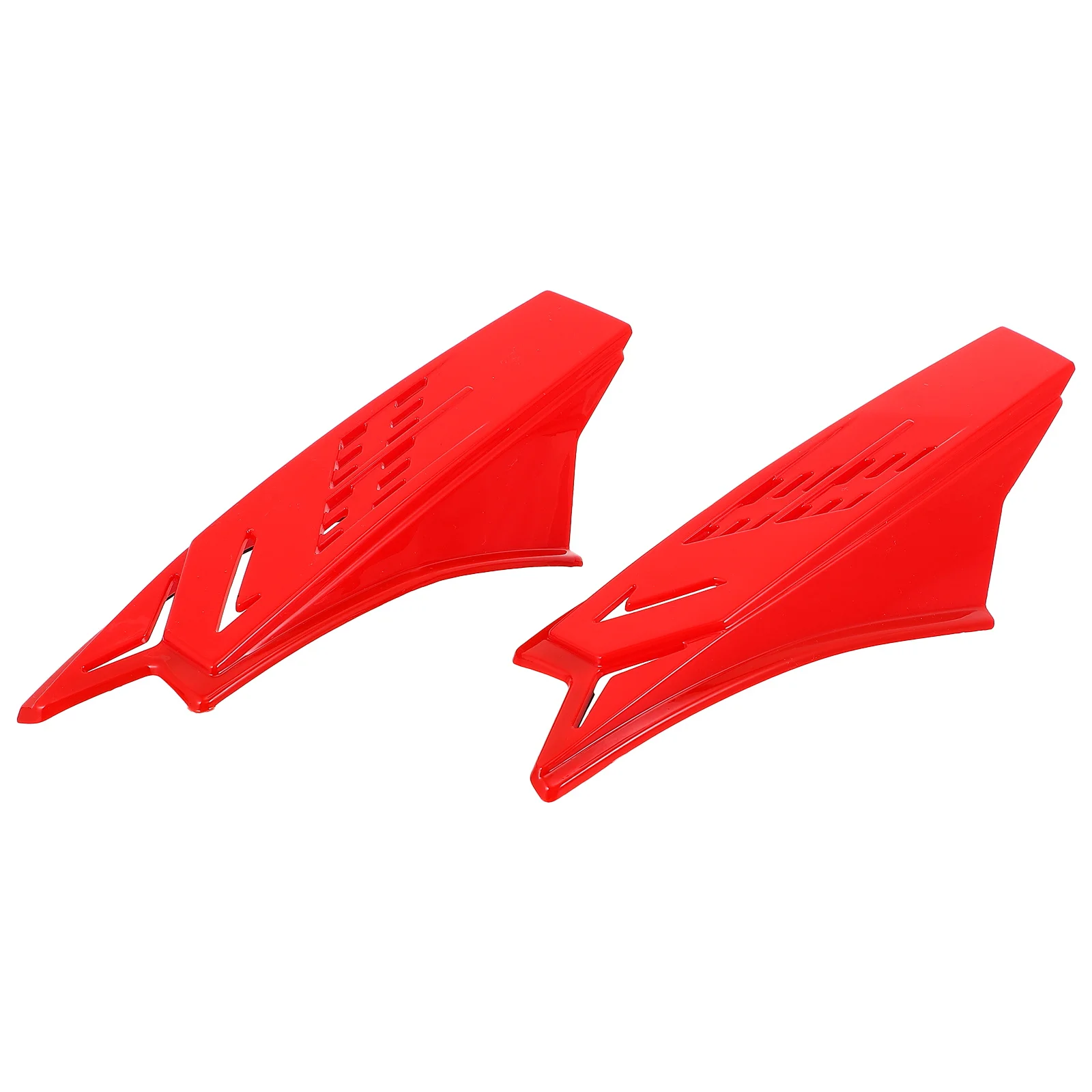 

2pcs Motorcycle ABS Plastic Tiny Horns Red Color Stylish Creative Electric Car nament Unisex Versatile Safety Hat