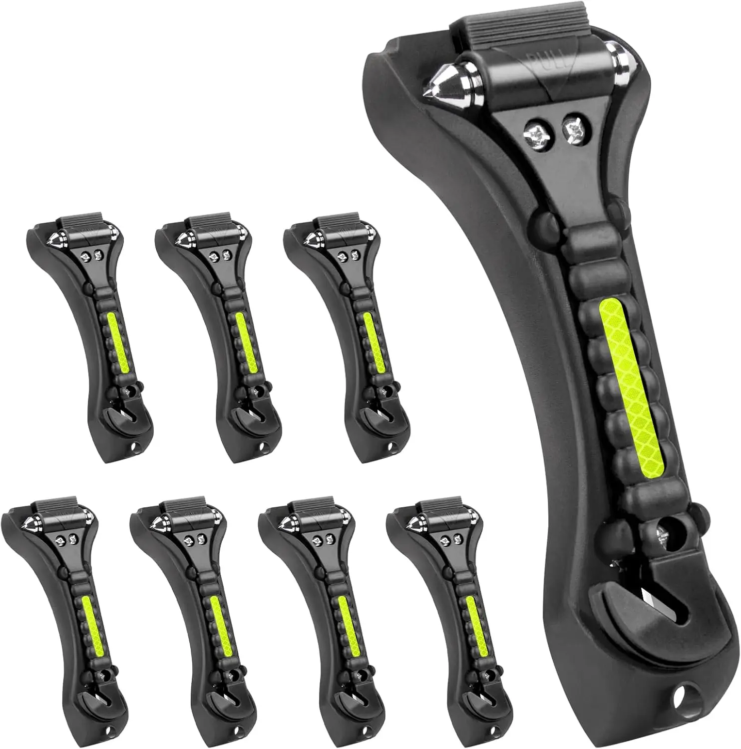 

8PCS Emergency Car Escape Tool: Glass Breaker & Seatbelt Cutter, 2-in-1 Safety Hammer for Car, Office, Home