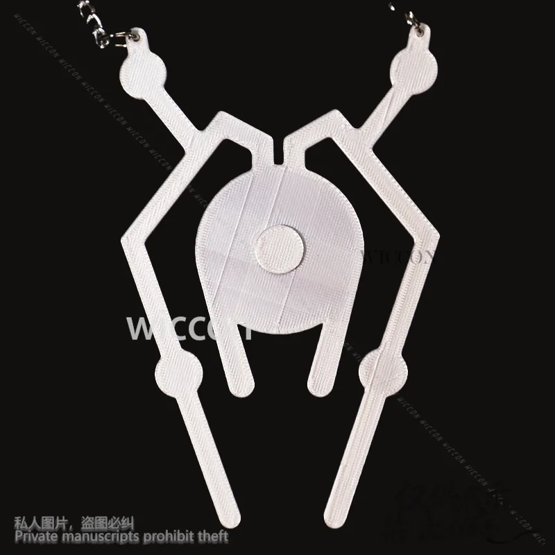 أنيمي الغريبة المرحلة تأثيري حتى الأداء ثلاثية الأبعاد حمض البوليلاكتيك قلادة مستديرة 7 وميض ذهب هالوين هدايا عيد الميلاد مخصصة