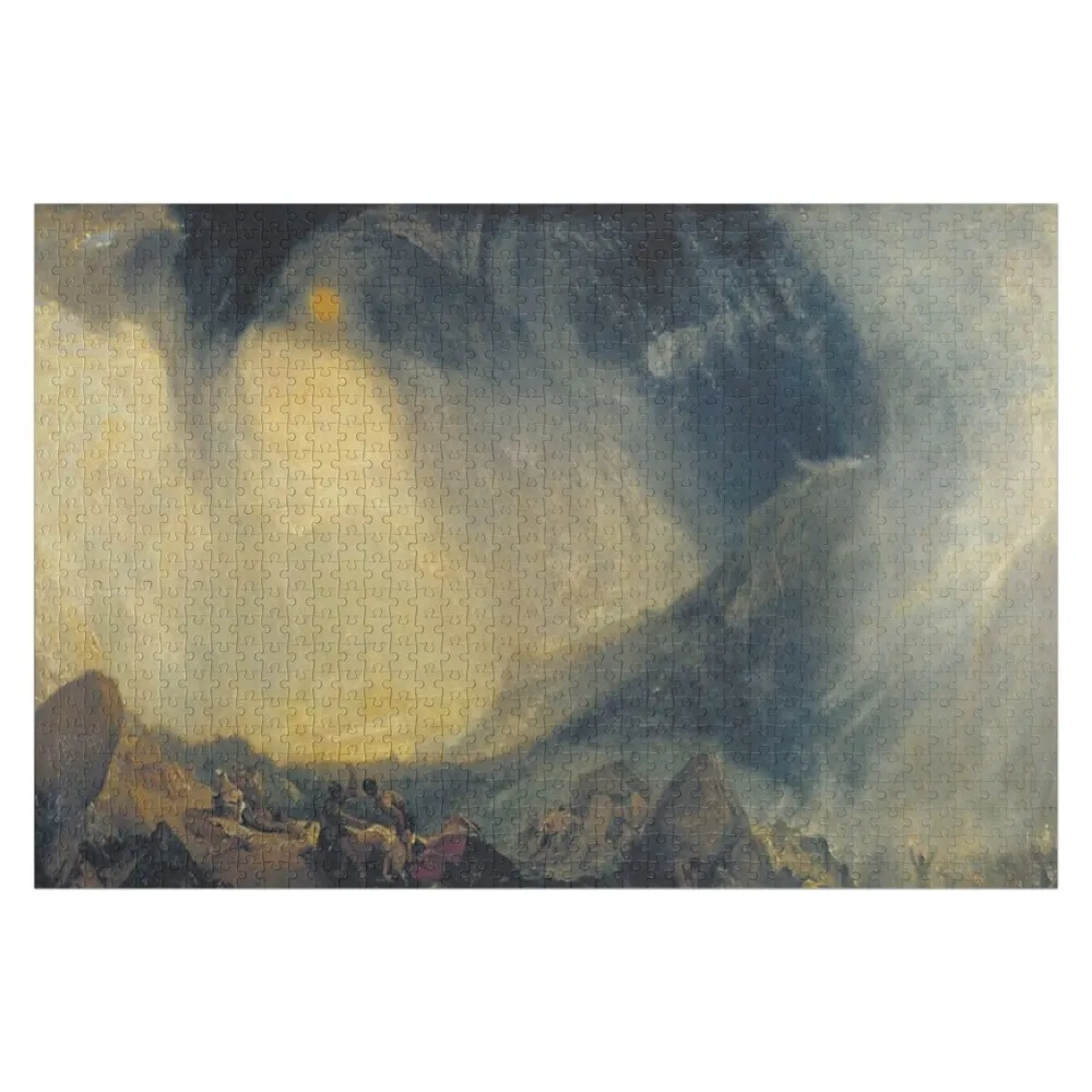 Joseph Mallord William Turner - Snow Storm - Hannibal and his Army Crossing the Alps Jigsaw Puzzle For Children Puzzle