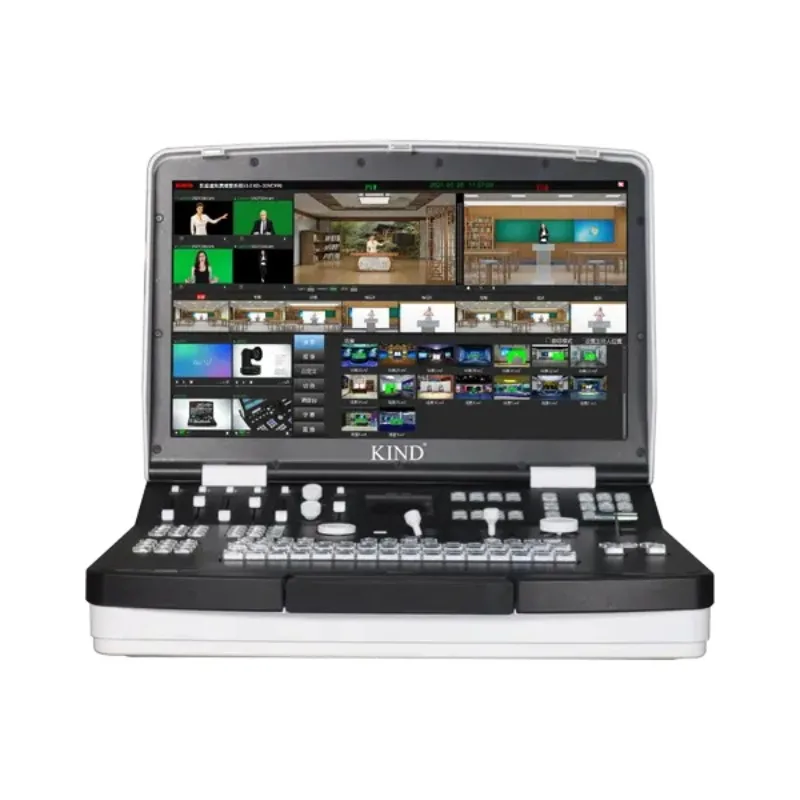 3D virtual reality studio TV all-in-one console mixer