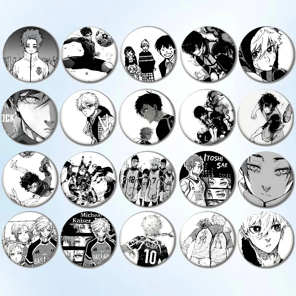 

Anime B-blue Lock Cool Badges Fans' Cartoon Lapel Pins Brooch Emblem Trinkets Gifts Folks Backpack Decor Jewelry Pieces