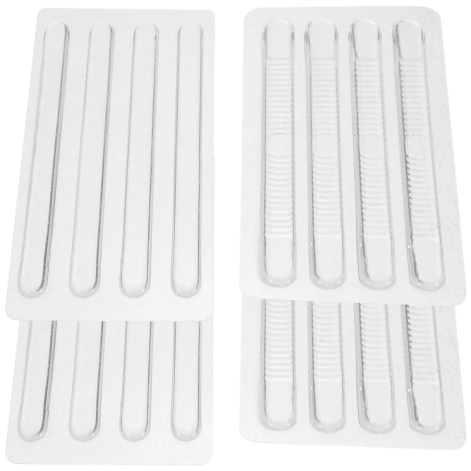 16 Almohadillas de Gel para Talones, Alivio del Dolor de Espolón Calcáneo, Fascitis Plantar, Almohadillas de Confort de Silicona Adhesivas para Zapatos, Alineación del Pie