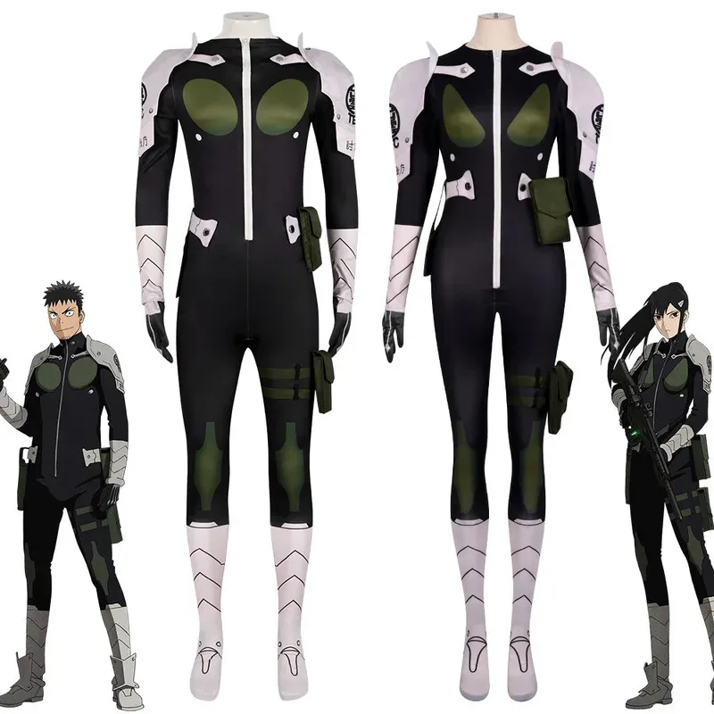 

Монстр No. Косплей 8, комбинезон Hibino Kafka Guard Battle, аниме-косплей Lubino