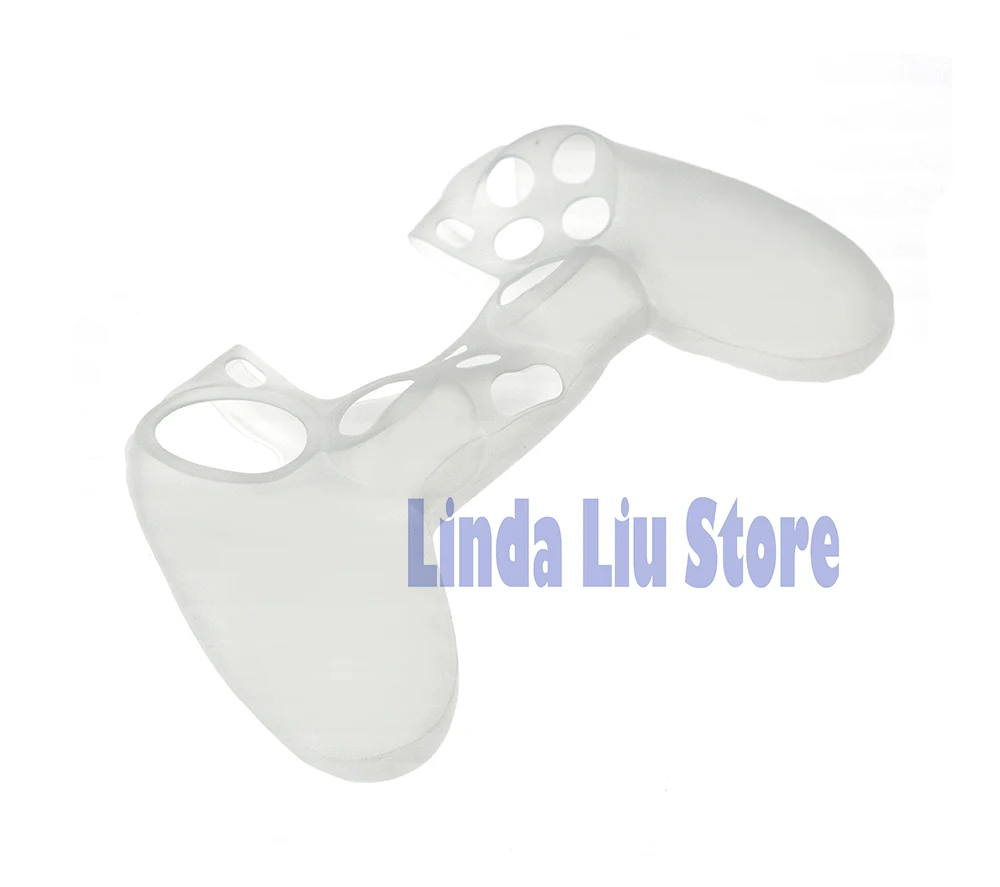 소니 플레이스테이션 4용 PS4 게임 컨트롤러용 소프트 실리콘 케이스 커버 보호 케이스 1개