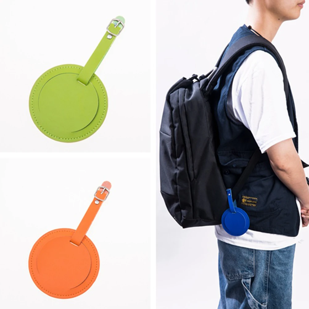 

Bright Color Luggage PU Suitcase ID s Travel Plane Trip Practical Baggage Identifier Durable Long Term Use