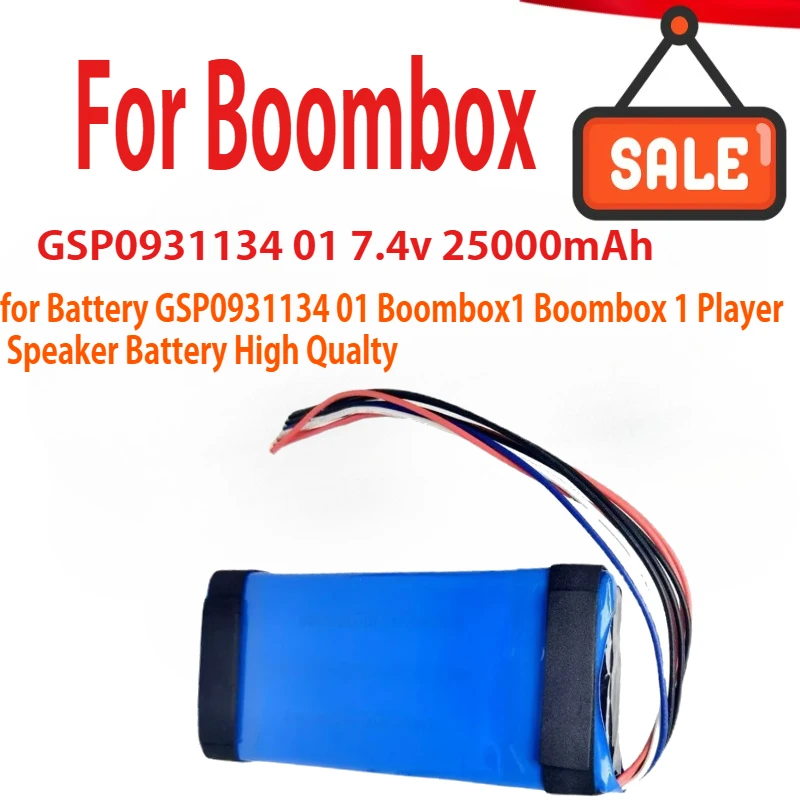 

For JBL Boombox 25000mAh Battery GSP0931134 01 Boombox1 Boombox 1 Player Speaker Battery High Qualty