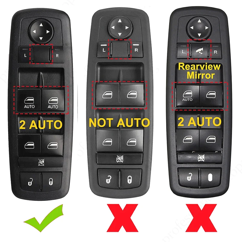 Master Power Window Switch 68231805AA 68139805AA For Chrysler 200 300 Dodge Charger Journey Nitro Jeep Cherokee Ram 1500 2500