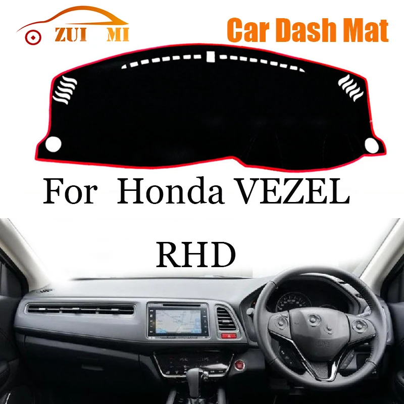 ZUIMI Dashboard Cover Dash Mat Dashmat For Honda VEZEL LHD RHD Dash Board Cover Pad Sun Shade