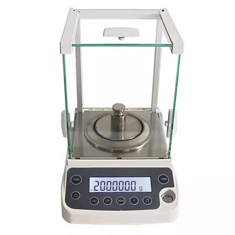 1/10000 Analytical Balance 0.1mg High Accuracy Lab Analytical Balance Temperature Compensation Balance Scale 220g/120g