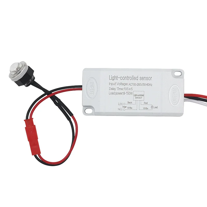 Light Control Sensor Switch Control Box  AC110V/220V Waterproof Light Control Sensor for Outdoor Wall Light & Signage