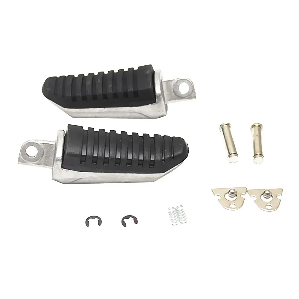 Pair Front Durable Motocross Pit Bike Footrests Foot Pegs for Hayabusa GSX1300R 08-11 GSX650 GSX1400