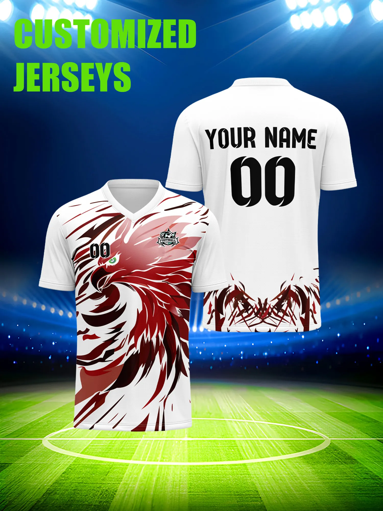 

Футбольная форма на заказ с индивидуальным изображением, номером и именем, оптовый заказ для клубных команд, быстросохнущая одежда с сублимационной печатью