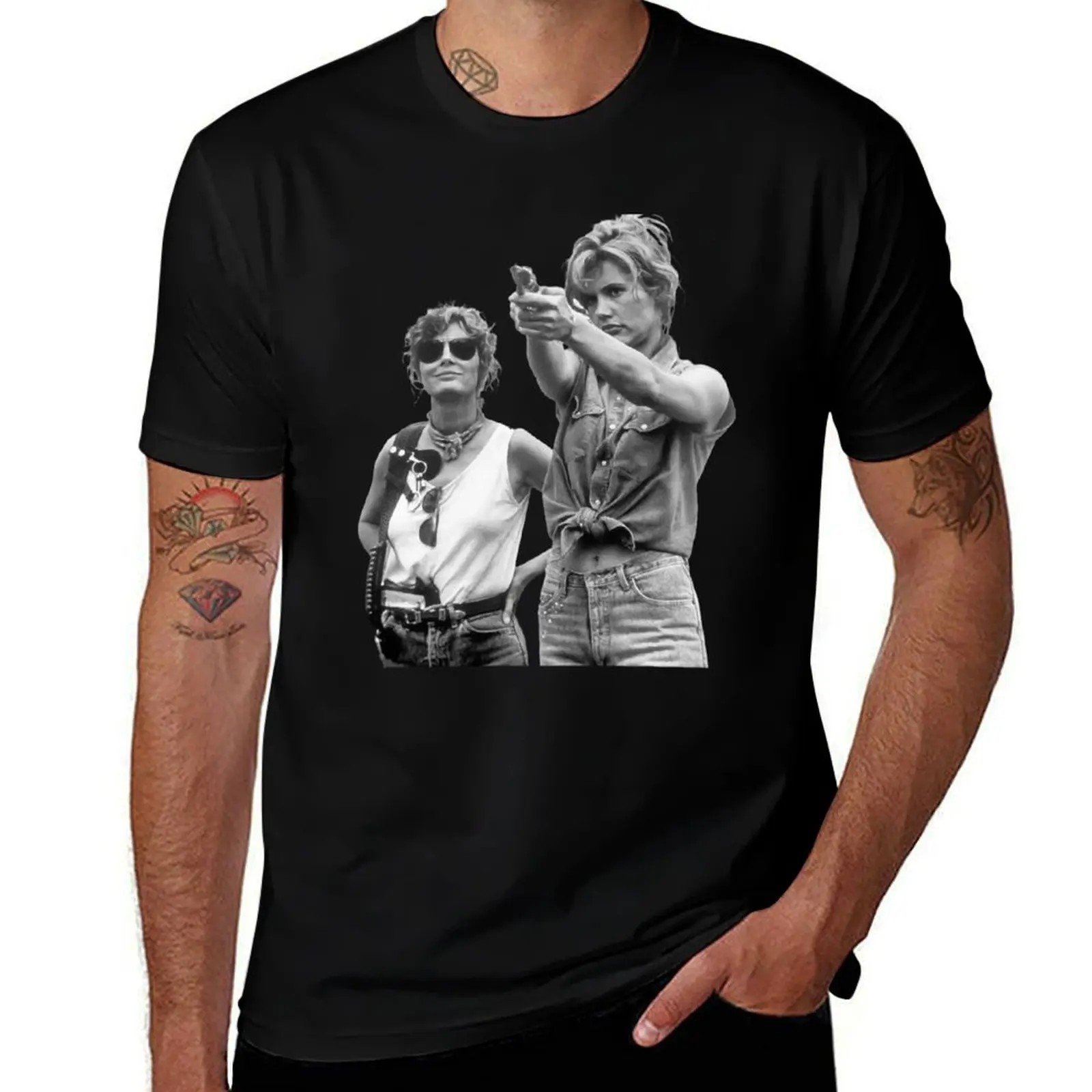 Thelma and Louisemovie geena davis susan sarandon T-Shirt Performance Workout Short Sleeve Tee T-Shirt