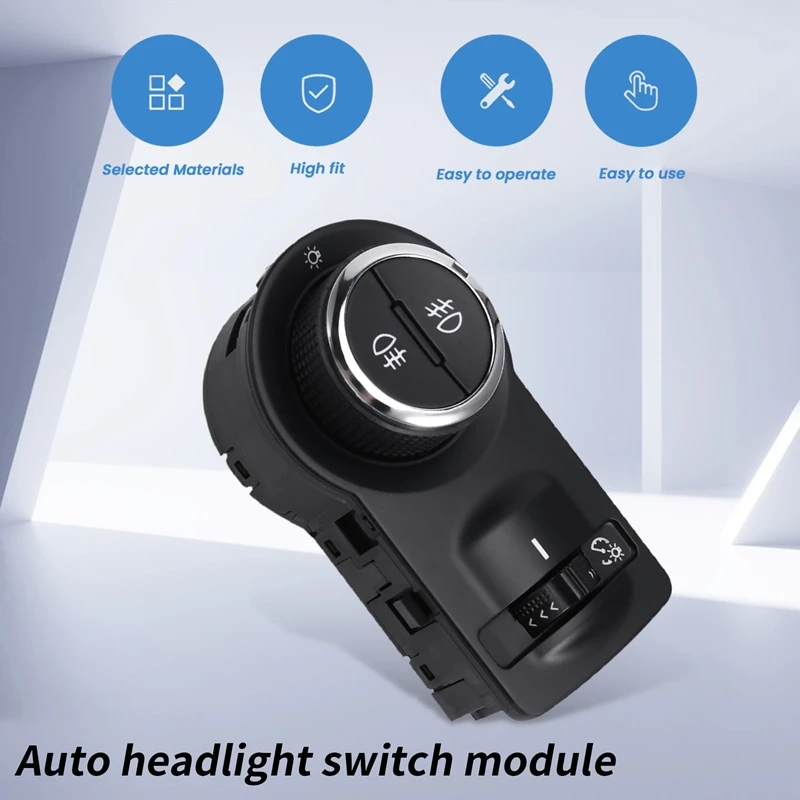 Auto Headlight Fog Lamp Control Switch Module For Chevrolet Cruze Malibu Trax Opel 13268707