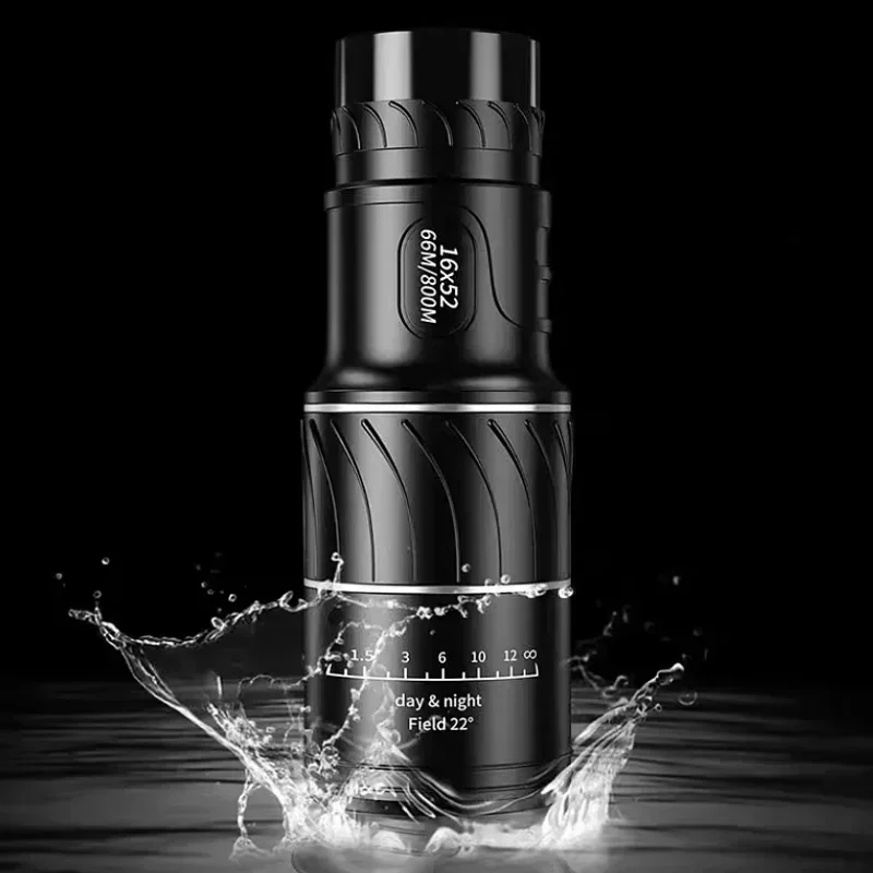 

16X52 High-definition Zoom Powerful Monocular Telescope Portable Monocular Telescope Remote Telescope Hunting Camping Outdoor