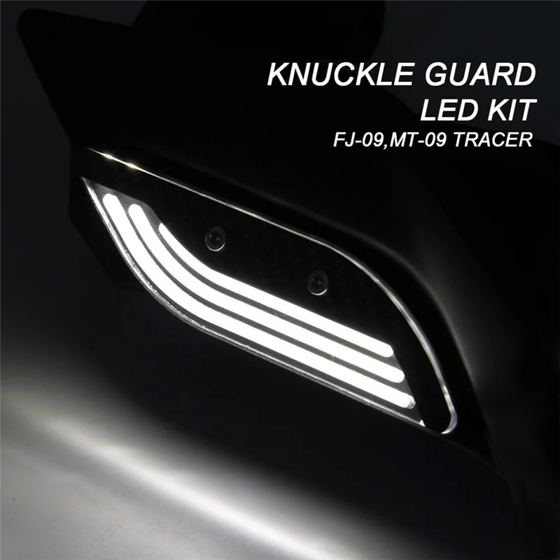 

Motorcycle Decorative LED Hand Guard Knuckle Guard Lights Kit For FJ-09 MT09 MT-09 TRACER 2014-2017