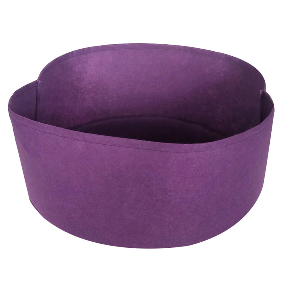

2 Pcs Planting Bags Fabric Planters Thickened Growing Pouch Moveable Container Garden Balcony Farm Reusable Water Retention