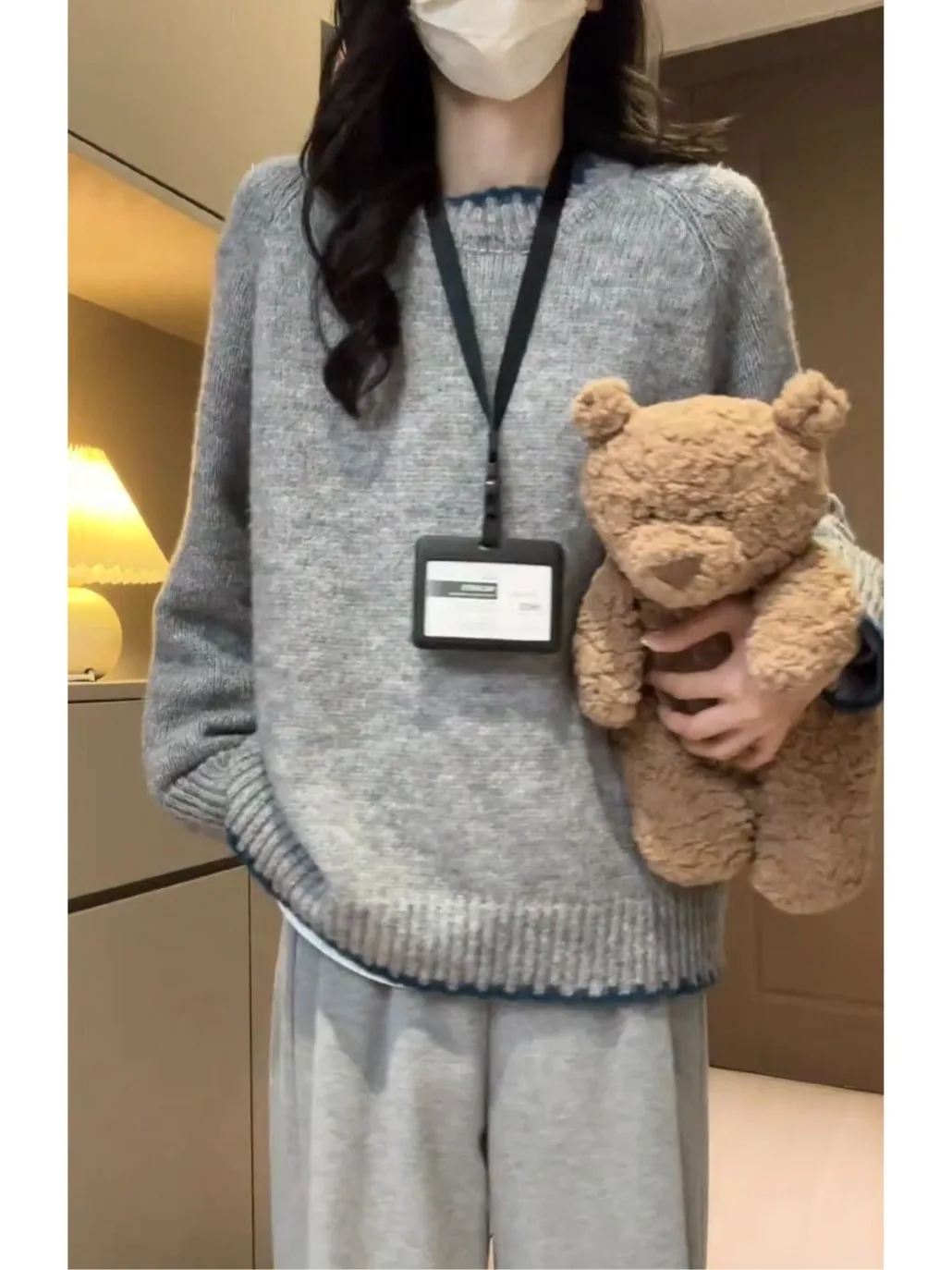 

ay Knitted Sweater Women's Loose Fit Overhead Sle Autumn Winter Faion Casual Comfortable Slimming Top Commute Ready