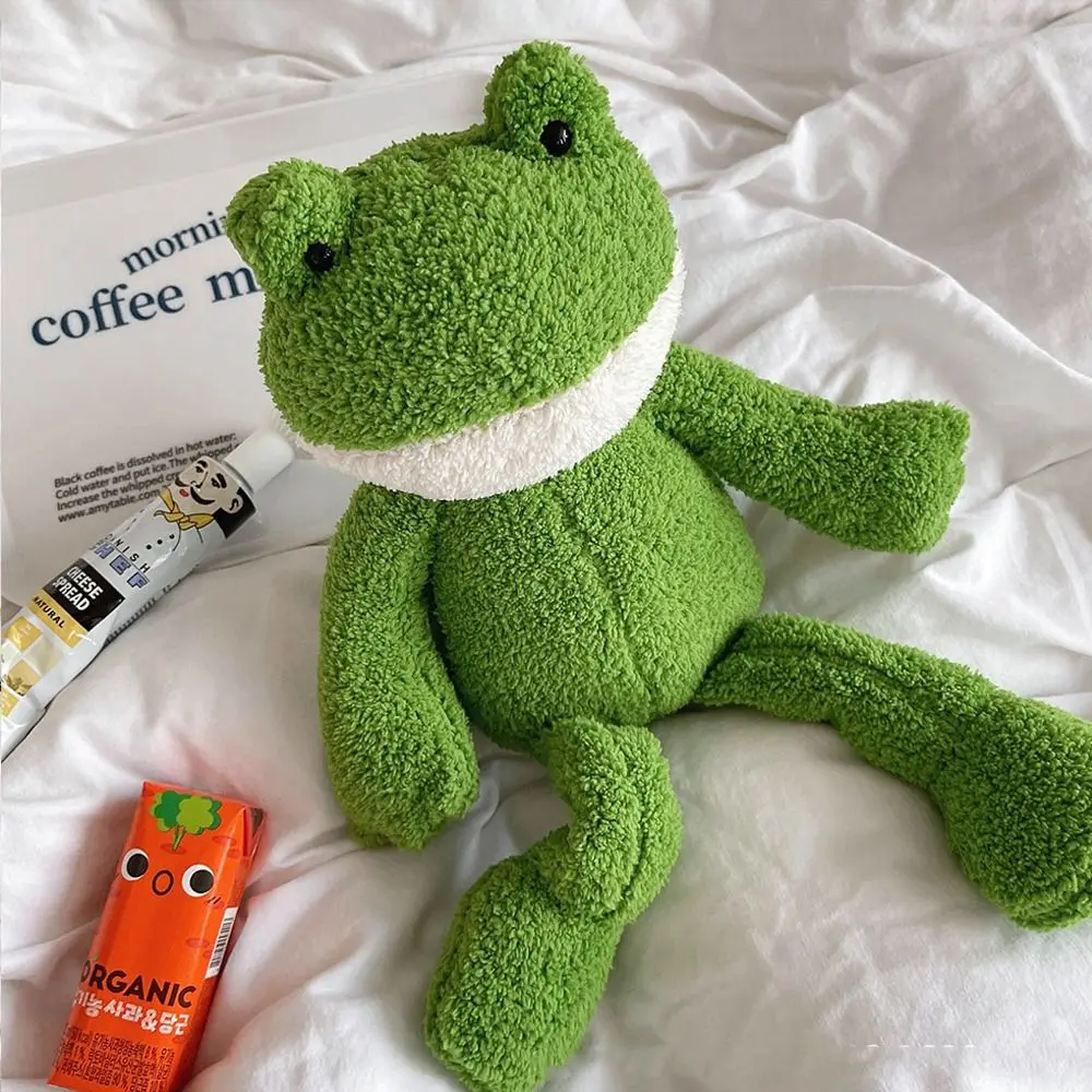 

Adorable 35cm Plush Toy Panda Elephant Stuffed Animal Plushies Chick Sleeping Long-legged Frog Doll Girl