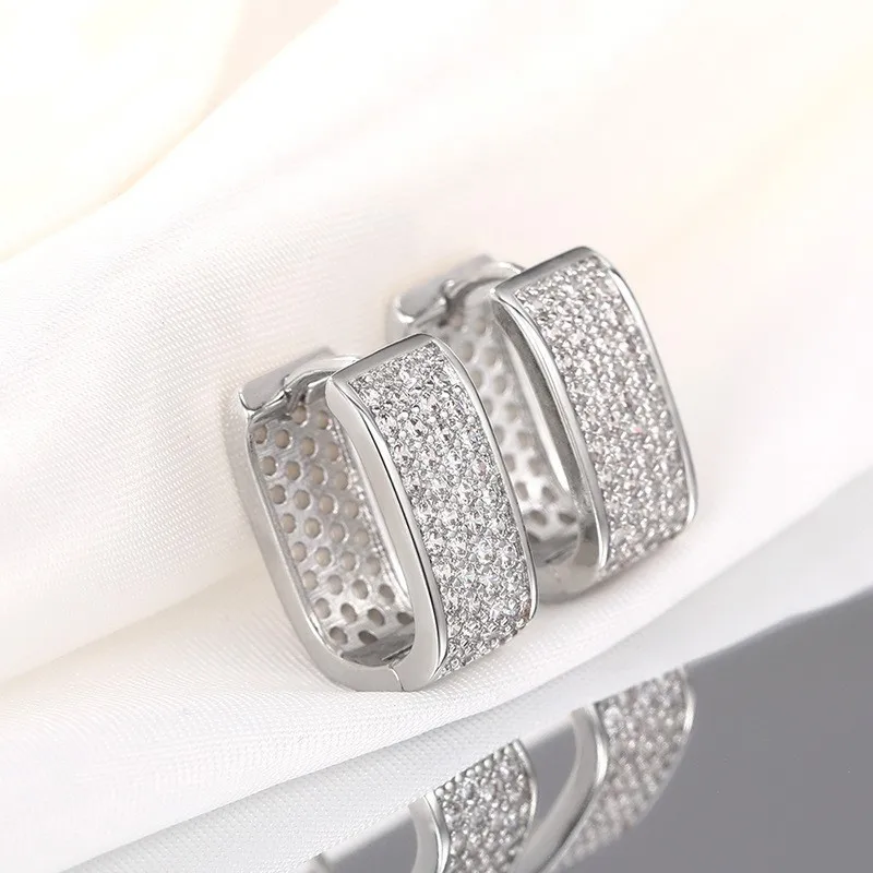 أقراط نسائية عصرية وبسيطة وخفيفة فاخرة وإكسسوارات مجوهرات وإكسسوارات أذن راقية متعددة الاستخدامات للنساء #4