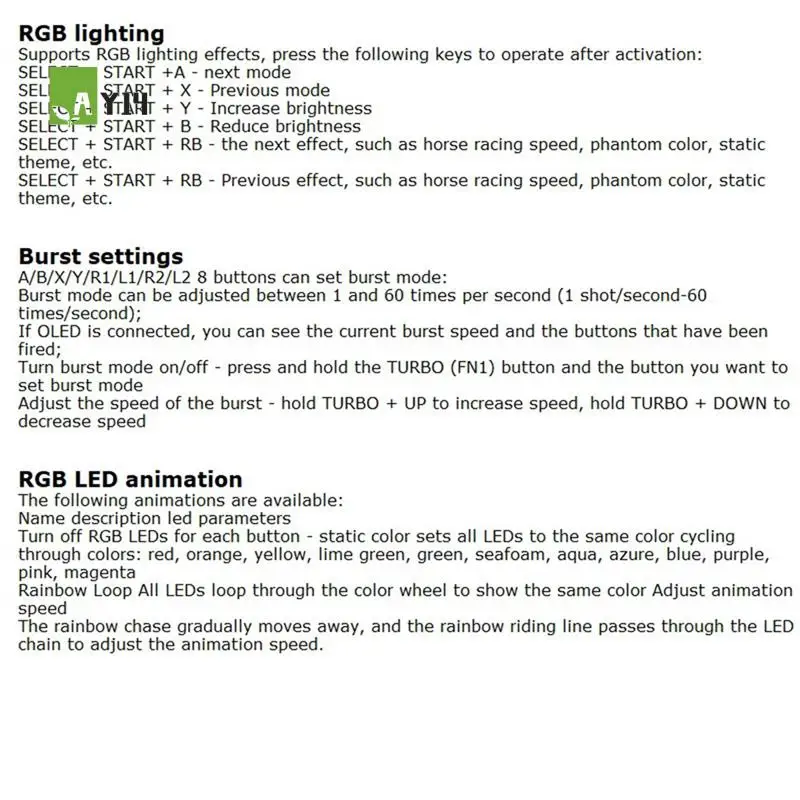 

AY14 -Arcade Joystick Hitbox Street Fighter Controller Fight Stick Game Controller Mechanical Button For PC/PS4/PS3/Switch, C Du