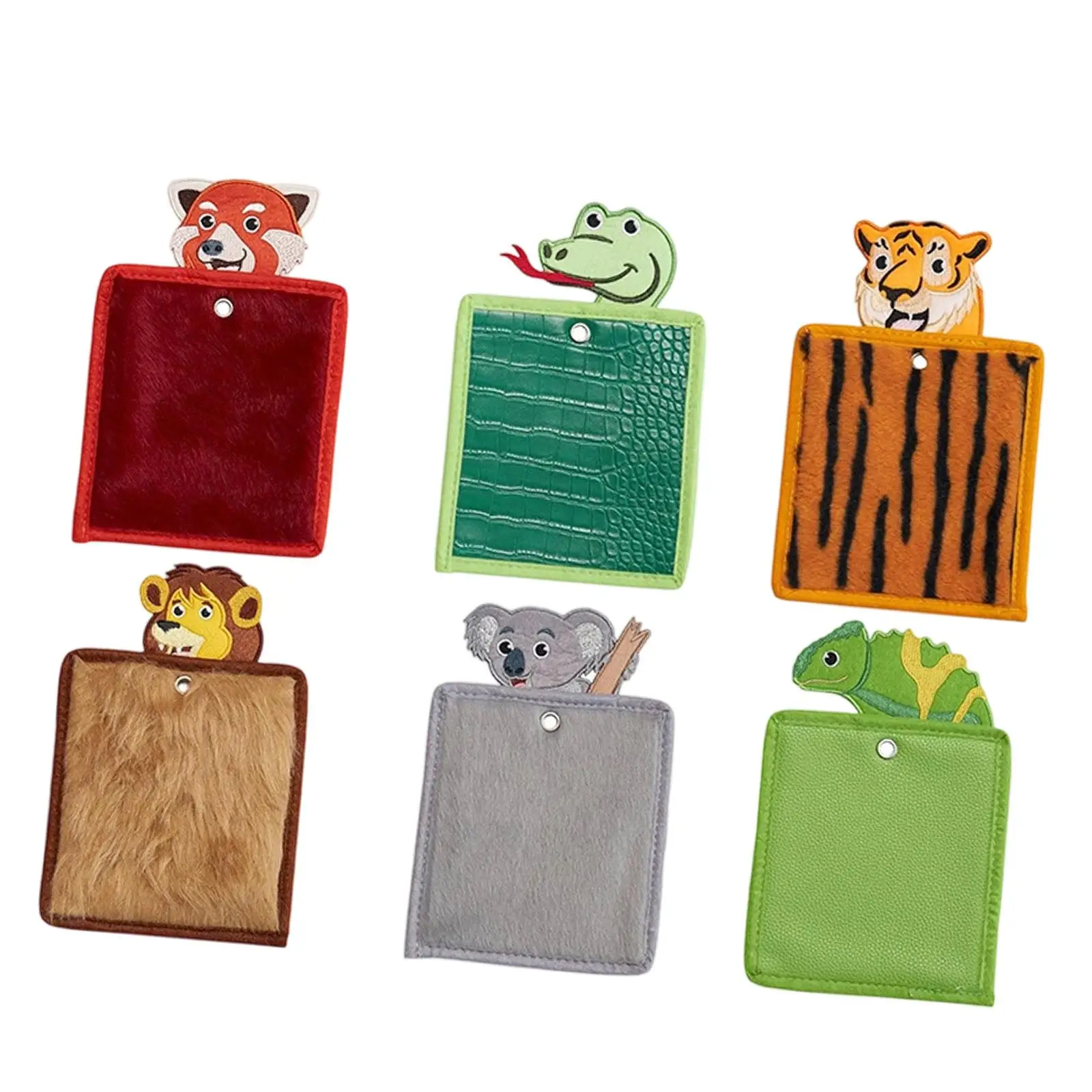 

6x Sensory Mats Animal Theme Sensory Walls Panel for Children Home Playroom