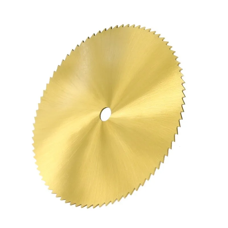 XCAN HSS M2 Saw Blade 60/80mm 72T Titanium Coated Mini Saw Cutter for Rotary Tools Wood Metal Cutting Disc Circular Saw Blade