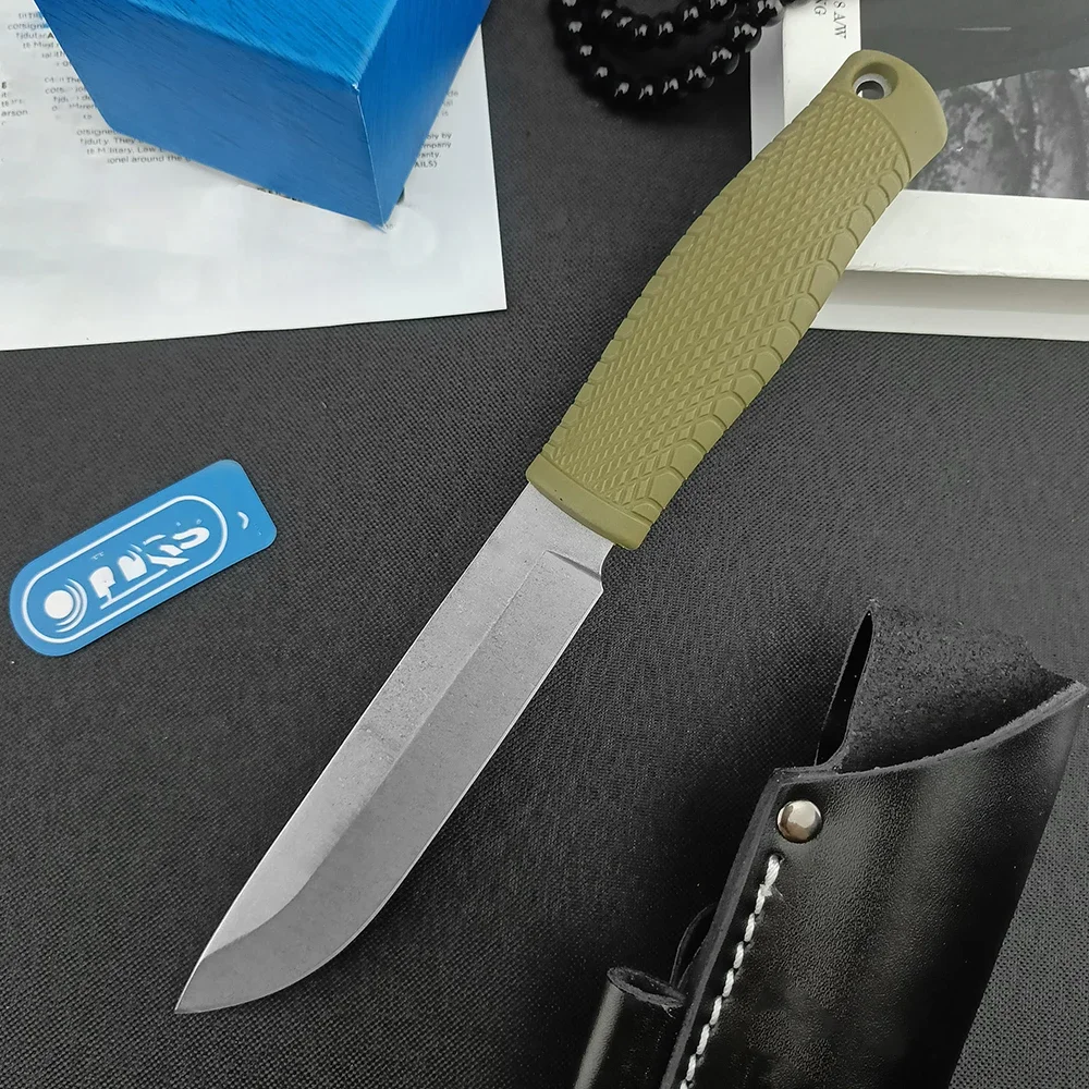 BM 202 D2 Steel Fixed Blade Nylon Fiber Handles Tactical Hunting Knife Survival Self Defense Combat Knives Camping EDC Tools