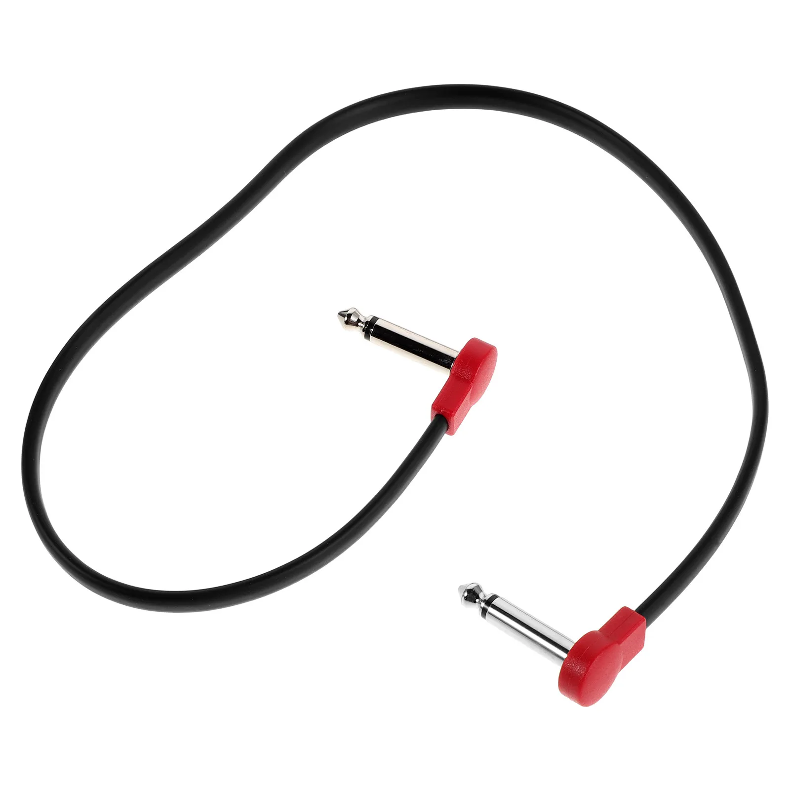 Right Angle Z-Shape Guitar Patch Cable 50Cm Professional Shielded Effects Pedal Board Connector Cord for Electric Guitar Bass