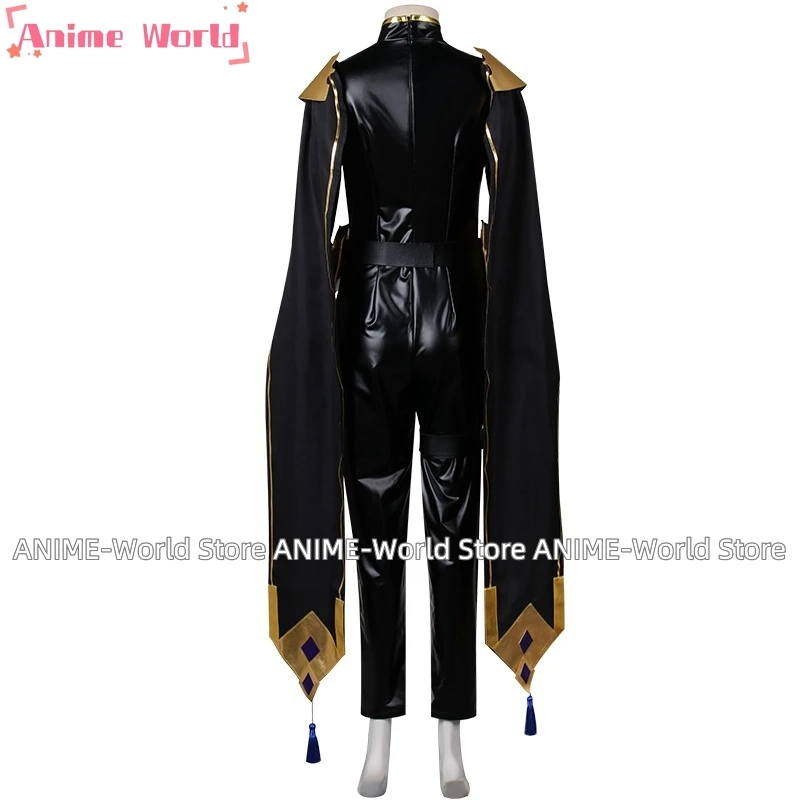 《Custom size》Anime Beta Cosplay Costume Uniform Wig Shoes Seven Shadows  Women Halloween