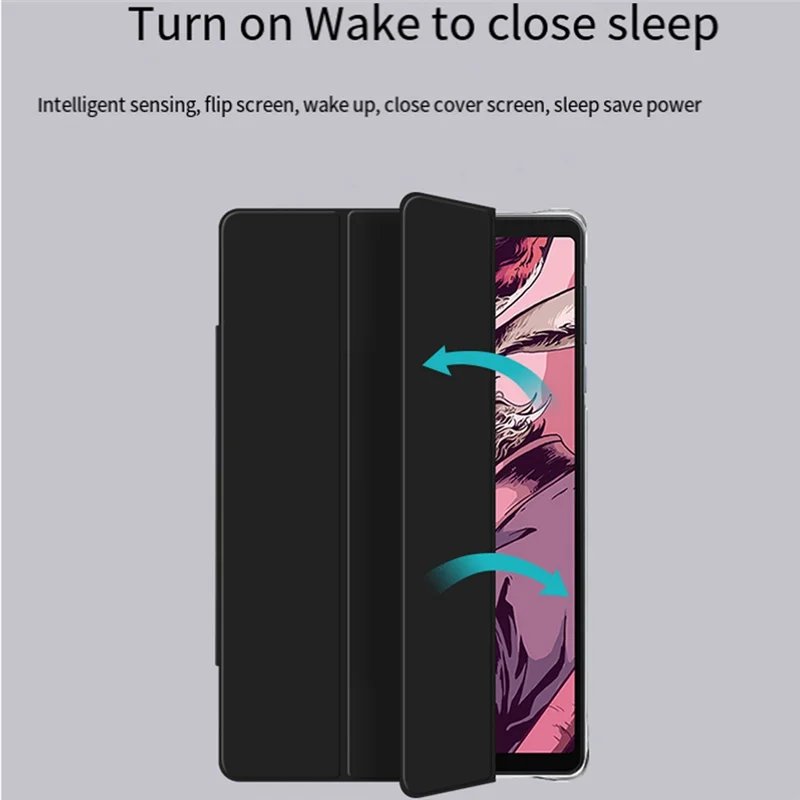 AEE7-For Lenovo Legion Y700 2Nd Generation 8.8Inch Gaming Tablet Tri-Folded Stand Case Cover