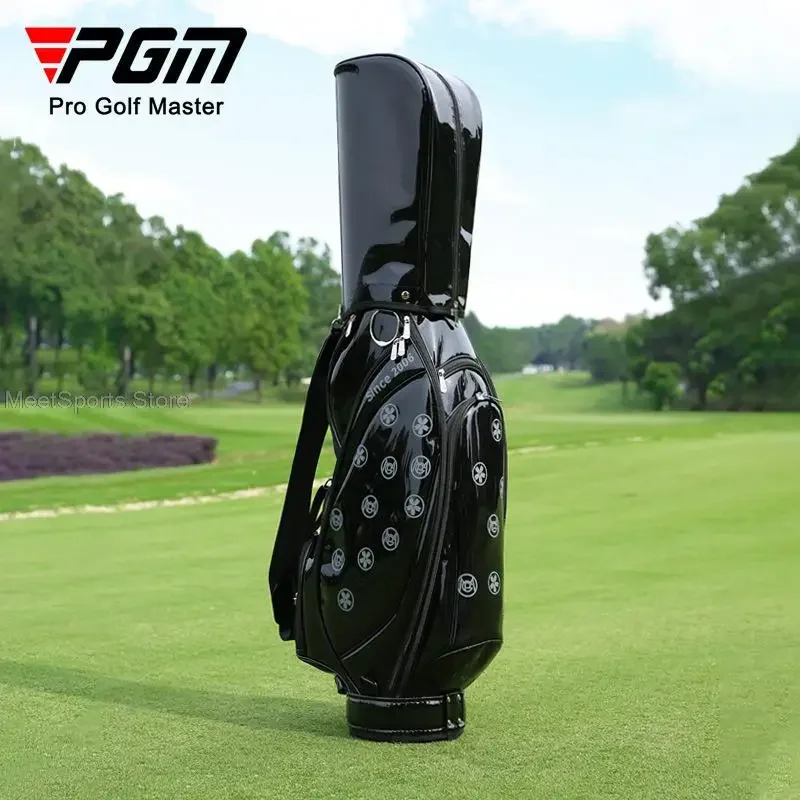 Pgm Golf Bags Waterproof Women Portable Handbag Large Capacity 13-14 Golf Clubs Travel Package Colorful Laser Backpack Bag