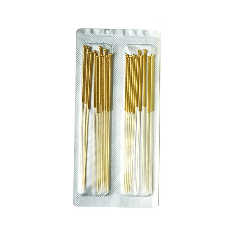 

20 pieces all gilded filiform needle acupuncture needle acupuncture needle as lily