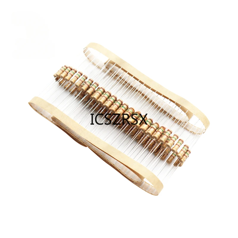 20개 1W 탄소 필름 저항기 5% 1R ~ 10M 10R 100R 220R 330R 470R 1K 2.2K 3.3K 4.7K 10K 22K 47K 100K 1M 10 100 220 330 470 옴