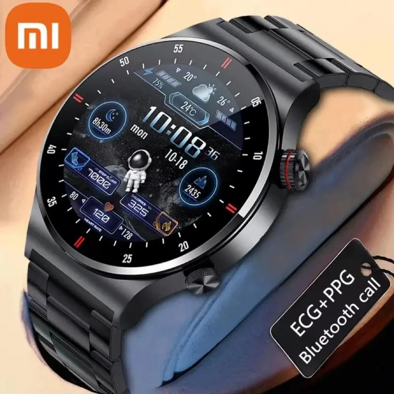 

Xiaomi QW33 Smart Watch Men Bluetooth Call ECG+PPG Health Monitoring Smartwatch Rotate Button HD Screen Waterproof Sports Watch