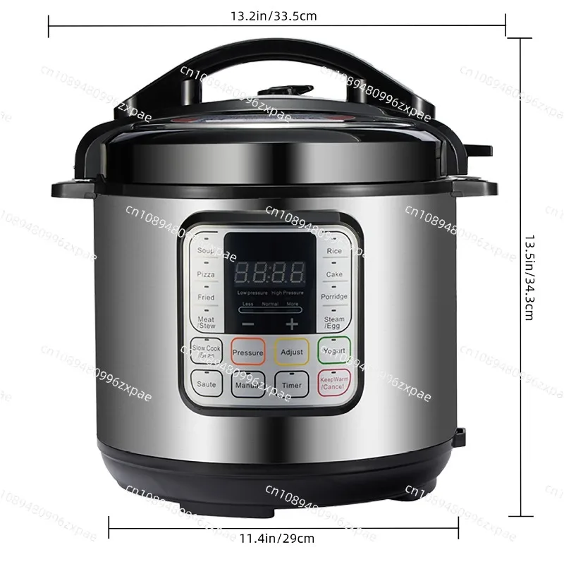 

Household English electric pressure cooker 6 liters US standard 110V British standard European standard