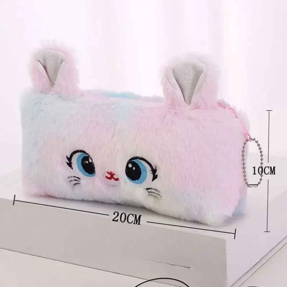 Estuche de Lápices con Diseño de Gato, Bolsa de Lápices de Gran Capacidad, Material Escolar para Niñas y Niños, Regreso a Clases